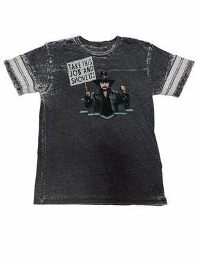 Midnight Rider Johnny Paycheck Graphic Tee Gray Band Shirt Medium